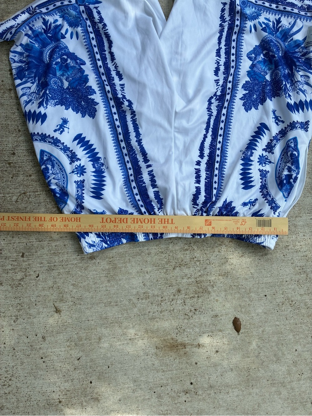 Champion Men’s White & Blue Printed Basketball Shorts - Picture 6 of 6